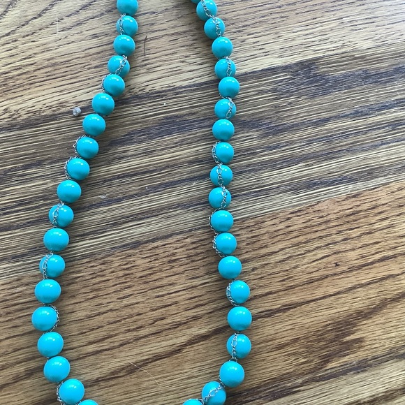 Banana  Republic  Beaded Necklace in Turquo… - Picture 4 of 9